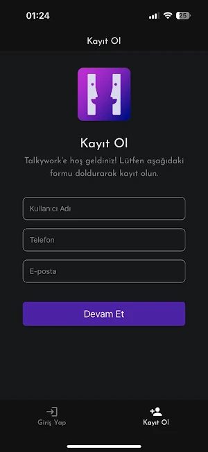 Talkywork Screenshot 1