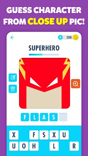 Close Up Character - Pic Quiz Screenshot 0