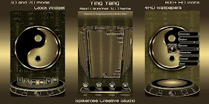 Ying Yang 3D Next Launcher theme Screenshot 1