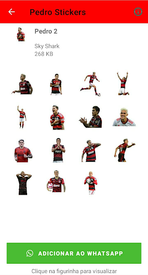 Pedro Flamengo Stickers Screenshot 0