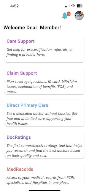 CareChat Screenshot 1