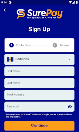 SurePay Mobile Screenshot 0