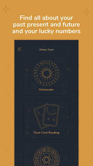 Divine Tarot: Tarot card reading & Horoscope Screenshot 0