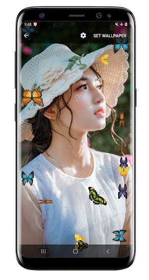 Butterfly and Blossom live wallpaper Screenshot 2