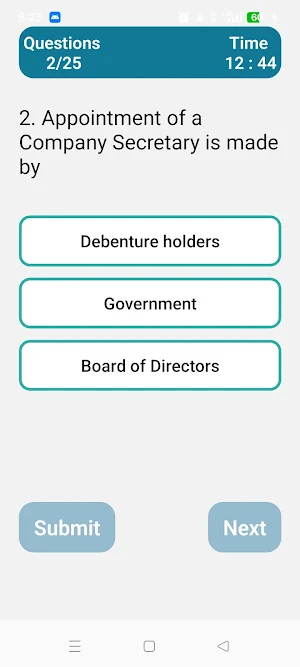 Bank Exam Screenshot 1