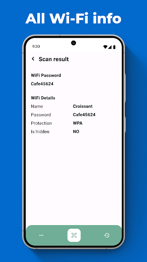WiFi QR Code Scan Password Screenshot 2