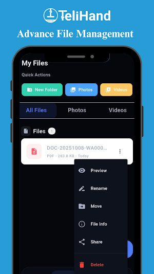 TeliHand Screenshot 3