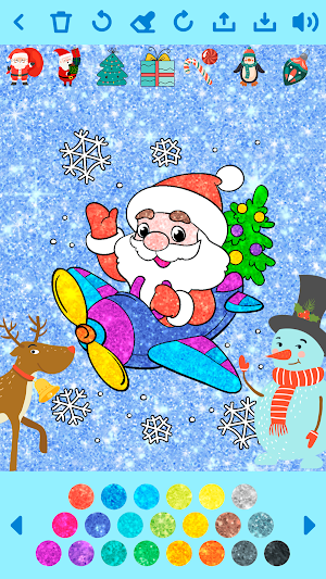 Christmas Color Game offline Screenshot 3