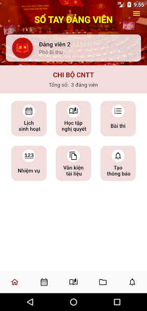 Sổ tay đảng viên Tiền Giang Screenshot 1