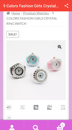 Watches Shopping App Screenshot 1