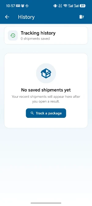 Bluedart Tracking Screenshot 1