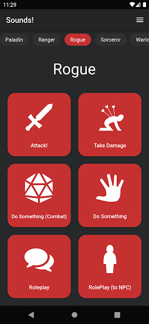 D&D Sound Player Screenshot 0