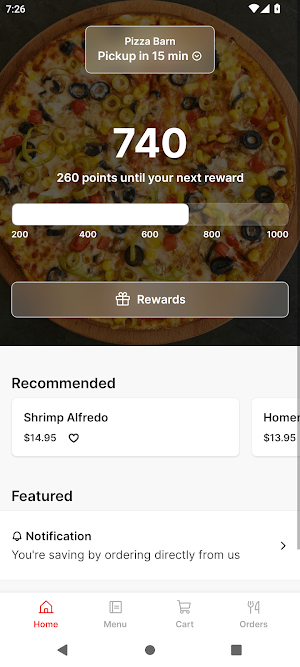 Pizza Barn To Go Screenshot 0
