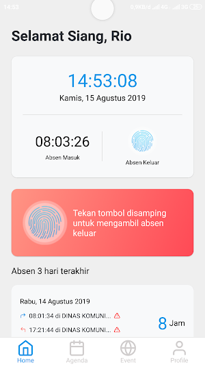 Absensi Online Sumbar Screenshot 2