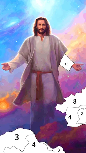 Jesus Paint : Color by Number Screenshot 1