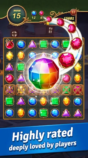 Jewel Castle™ - Classical Match 3 Puzzles Screenshot 1