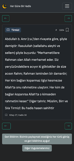 Her Güne Bir Hadis Screenshot 0