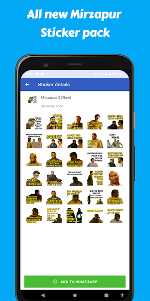 Mirzapur-WA Sticker Screenshot 1