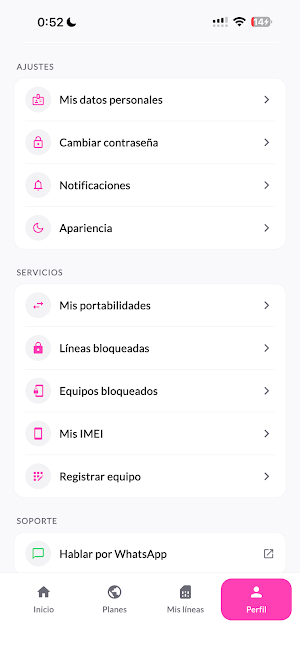 Liwa Móvil Screenshot 1