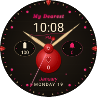 Valentine Sealed - watch face