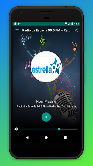 Estrella 90.5 FM Radio App DO Screenshot 0