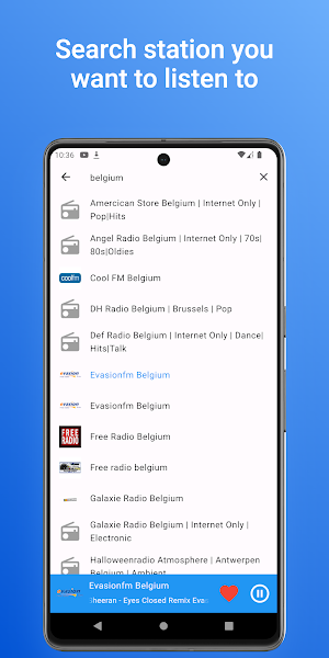 Radio Belgium Screenshot 1