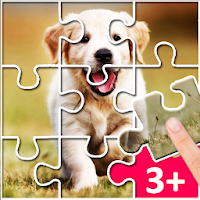 Dogs Puzzles for Kids & Adults. Free jigsaw game!
