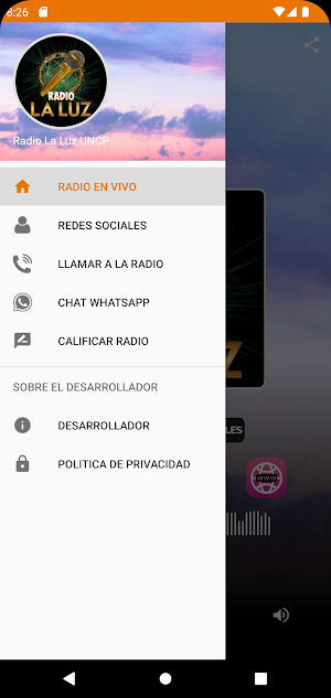 Radio La Luz UNCP Screenshot 2