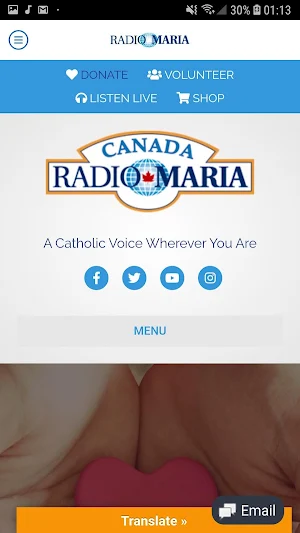 Radio Maria Canada - Multi Language Screenshot 3