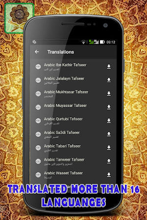 Digital Quran Kareem & Translation Screenshot 2