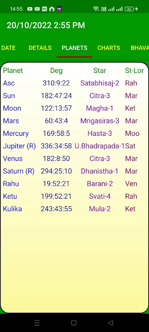 English Astrology & Horoscope Screenshot 2