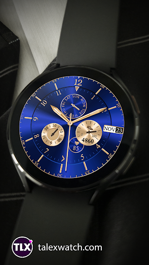 Blue Glossy Watch Screenshot 0