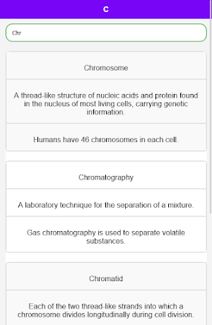 Science Dictionary Screenshot 3