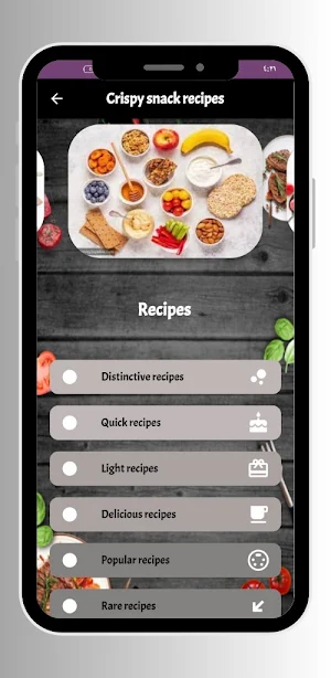 Crispy snack recipes Screenshot 2