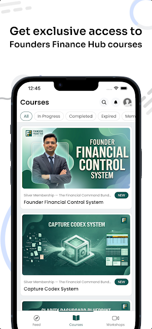 Founders Finance Hub Screenshot 2