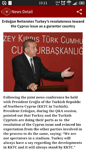 Pres of the Republic of Turkey Screenshot 3
