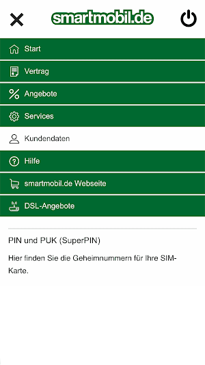 smartmobil.de Servicewelt Screenshot 3