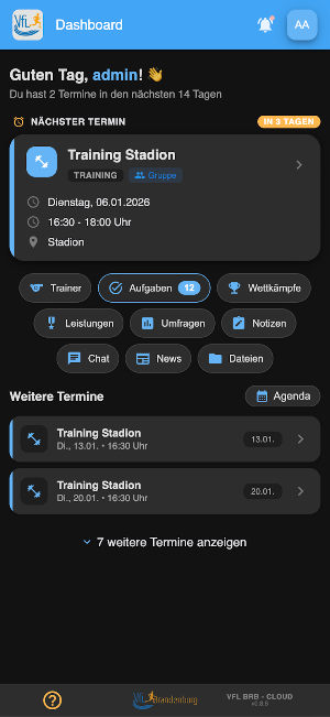 VfL Brandenburg - Vereins APP Screenshot 0