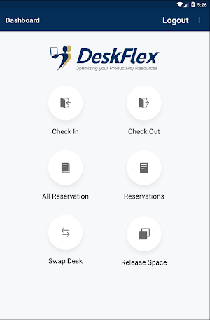 DeskFlex Kiosk Screenshot 2