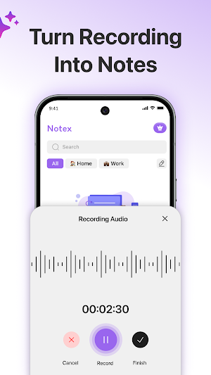 Meeting Notes - AI Note Taker Screenshot 1