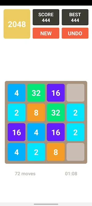 Game 2048 Screenshot 2