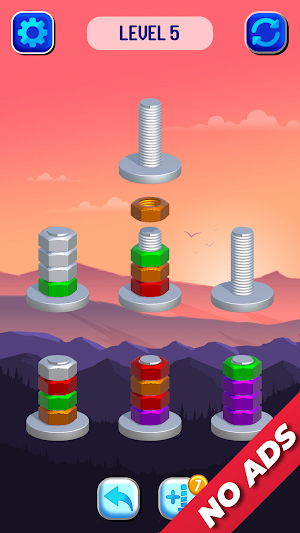 Nut Sort: Color Sorting Puzzle Screenshot 0