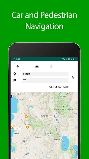 Albania Offline Map and Travel Guide Screenshot 1