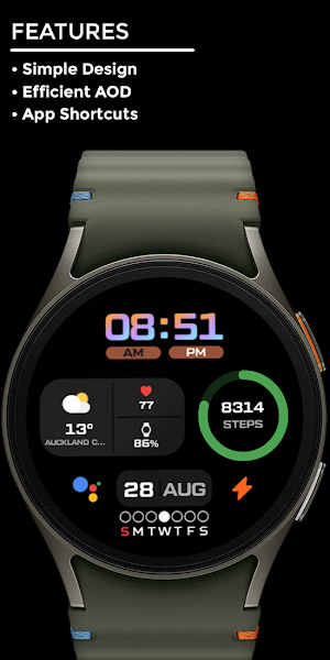 Night ver 29 - watch face Screenshot 1