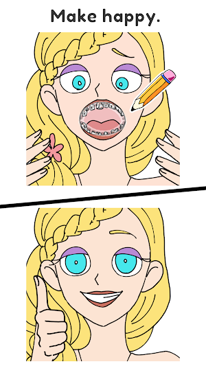 Draw Happy Fairy : Fun Game Screenshot 1