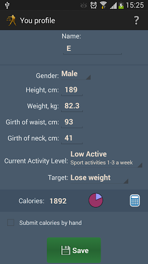 Diet master Screenshot 2