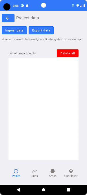 Geocollect Screenshot 1