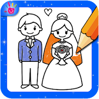Wedding Coloring Pages Bride And Groom