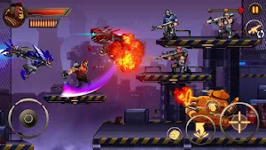 Steel Metal Hero's Shooting Screenshot 2