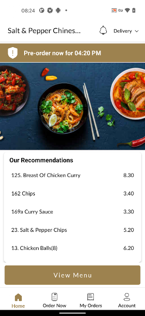 Salt & Pepper Chinese Takeaway Screenshot 1